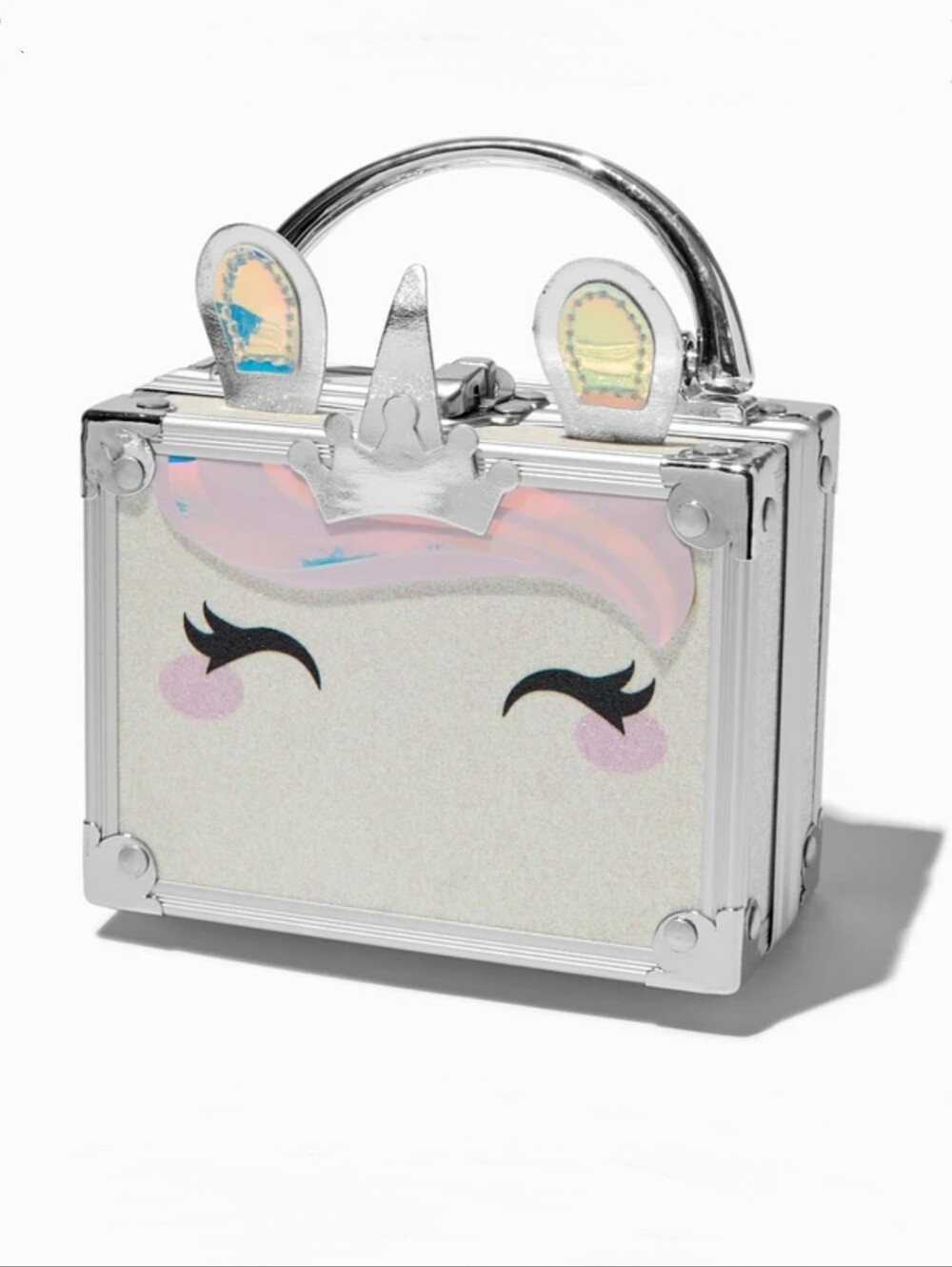Claire's Club Unicorn Mini Makeup Set Lock Box